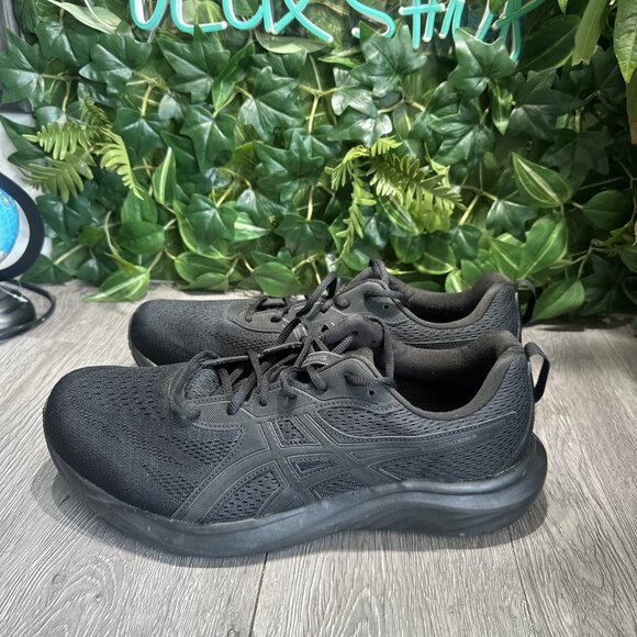 Asics Gel Contend 9 Men\'s Size 13 Extra Wide Triple Black 1011B882 Sneakers main image 5